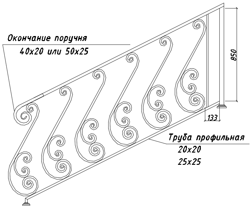 БП-20 в лестничных ограждениях 03