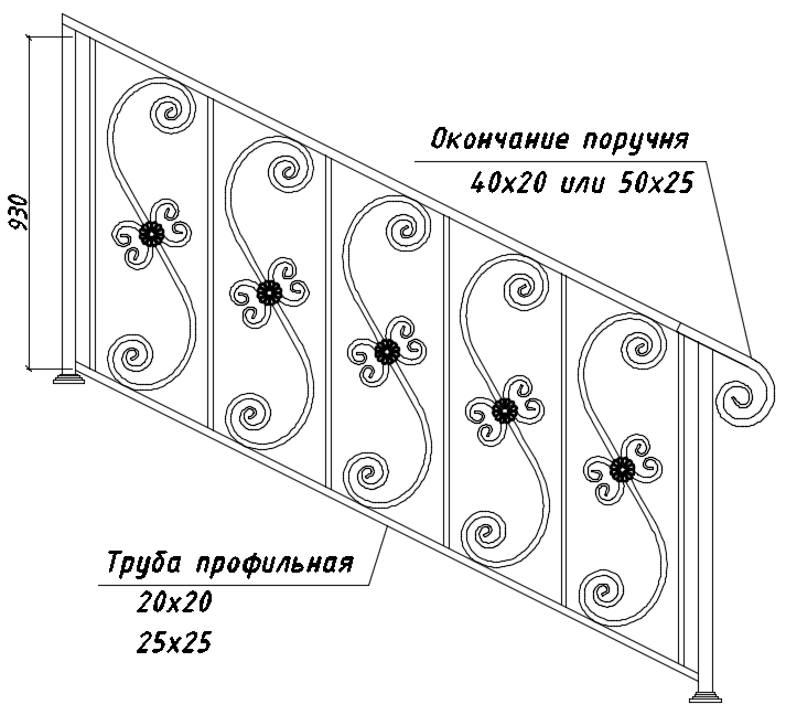 БП-21 в лестничных ограждениях 03