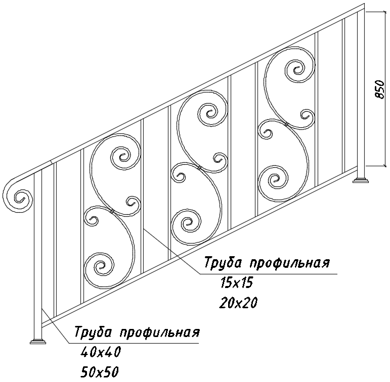 БП-22 в лестничных ограждениях 02