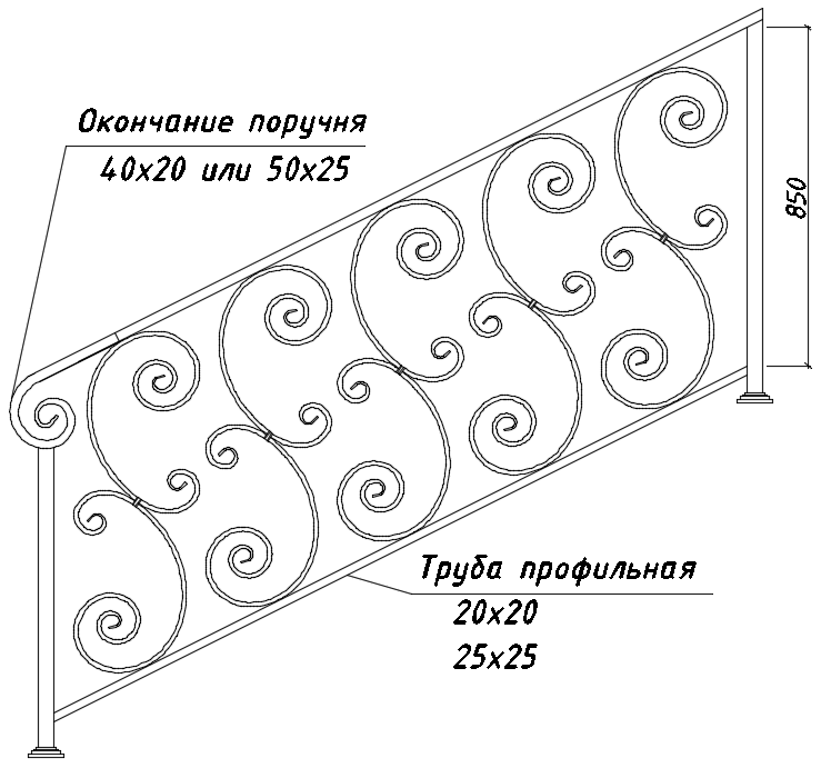 БП-22 в лестничных ограждениях 03