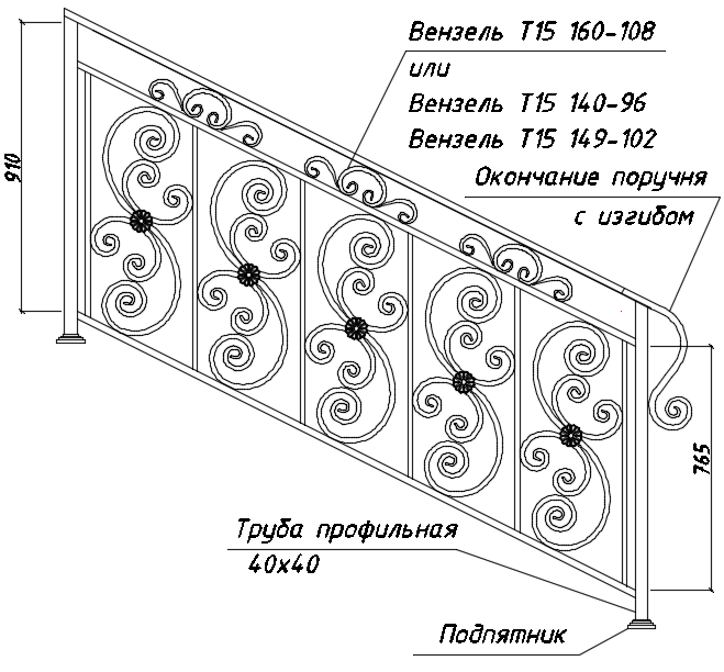Балясина БП-5-1 - примеры применения
