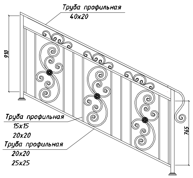 Балясина БП-5-1 - примеры применения