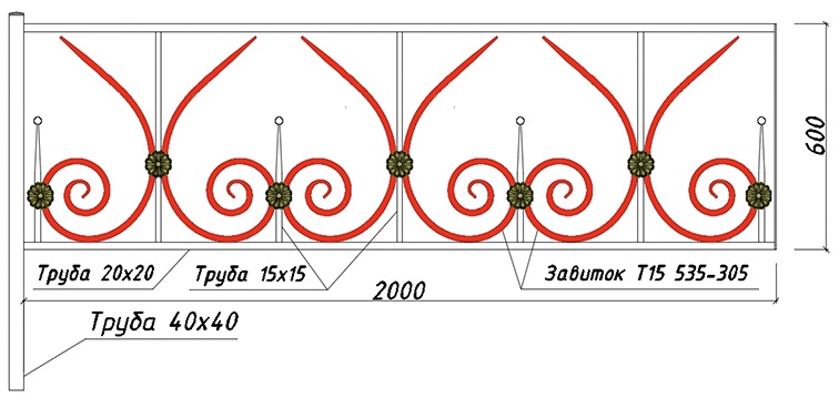 Завиток Т15 535-305 в оградах 003